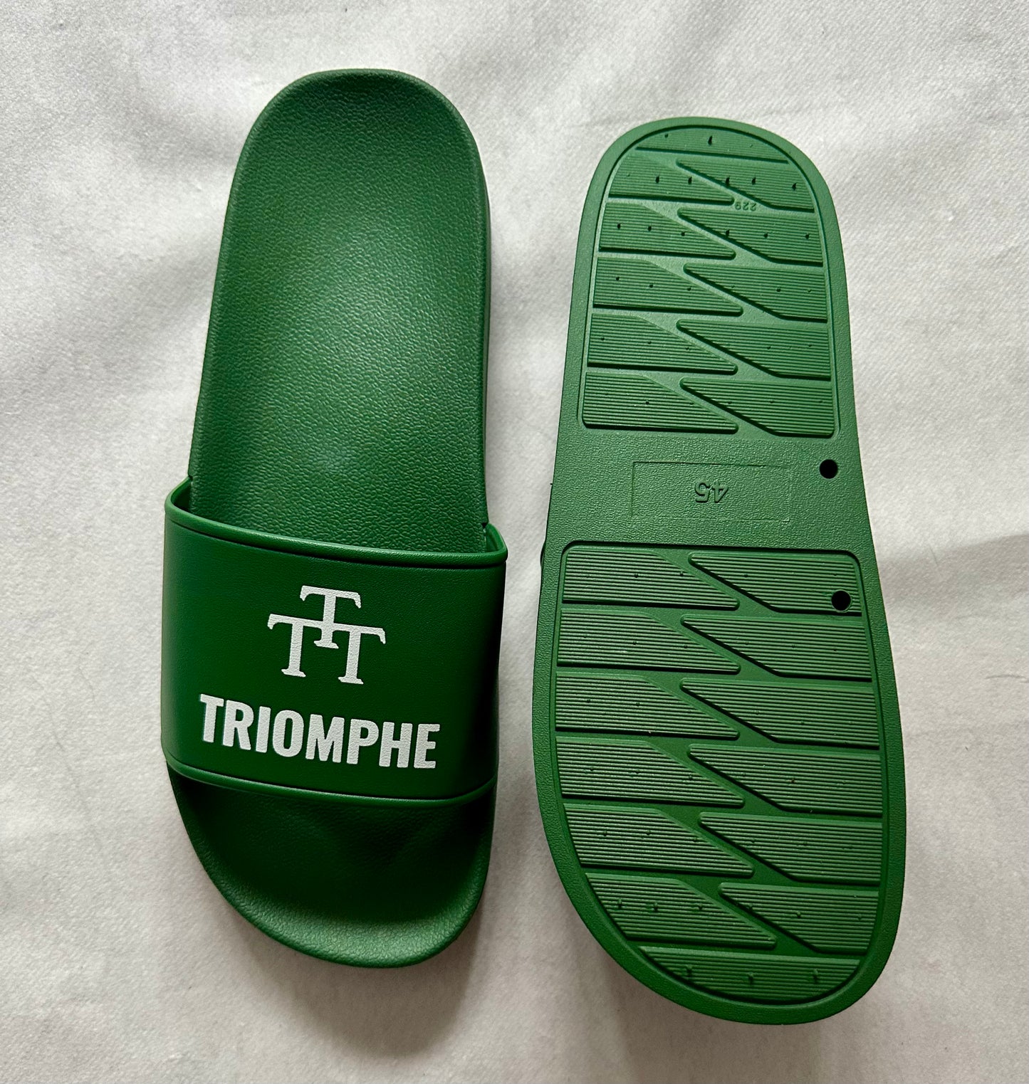 Claquettes Triomphe Vert