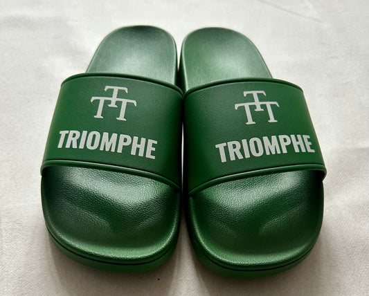 Claquettes Triomphe Vert