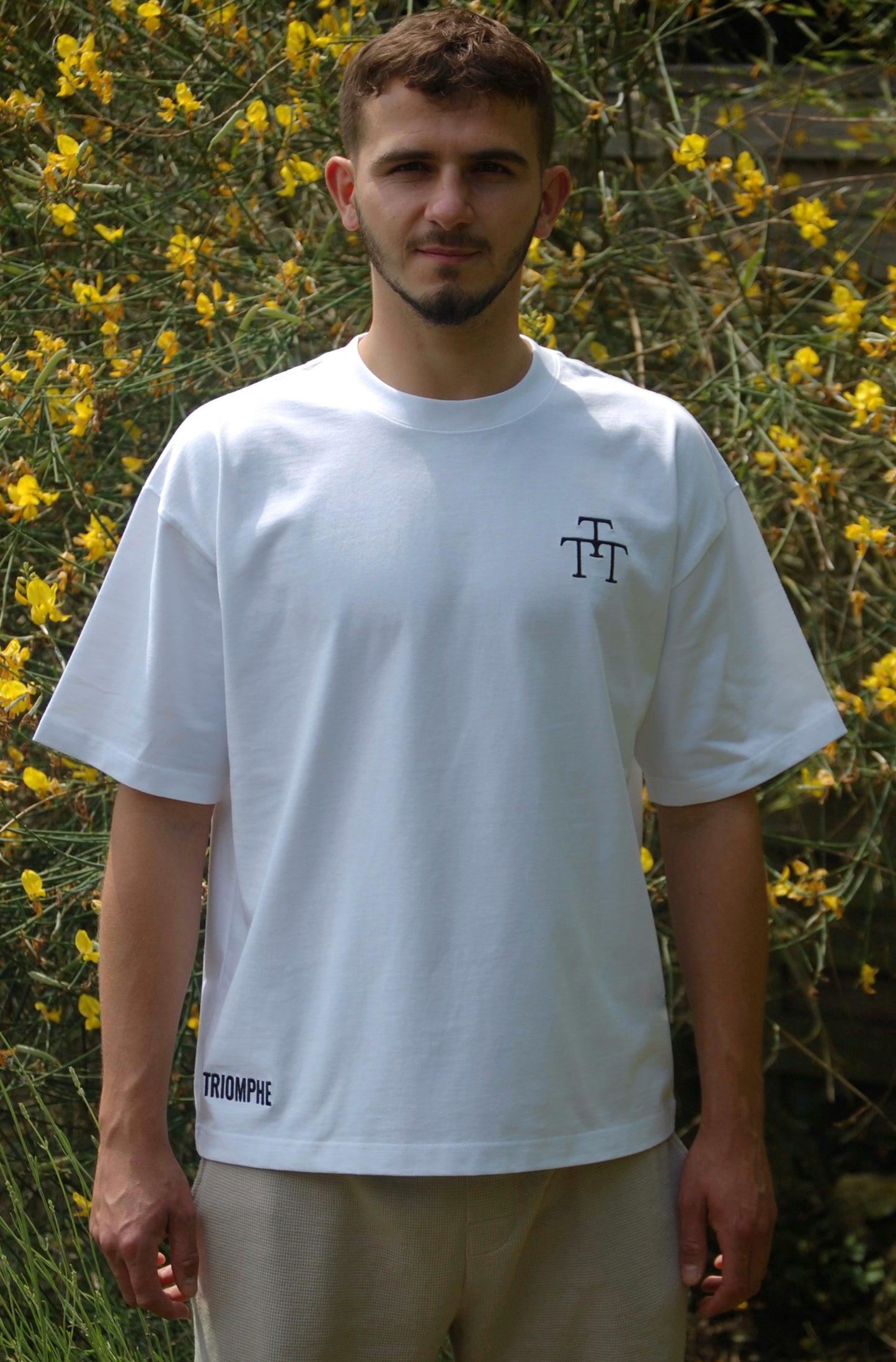 T-shirt Blanc Triomphe - Oversize