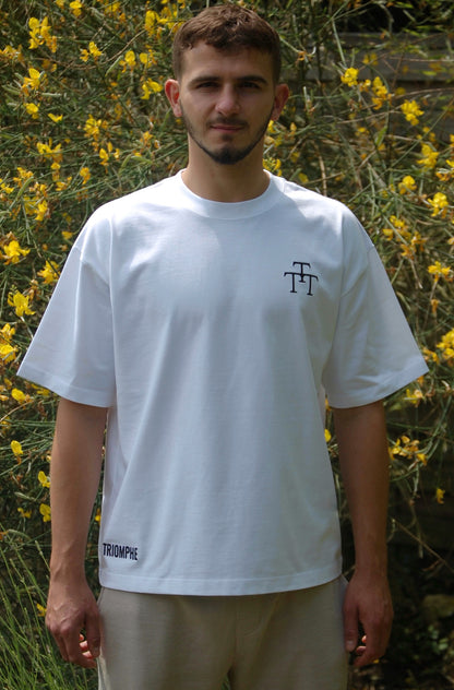 T-shirt Blanc Triomphe - Oversize