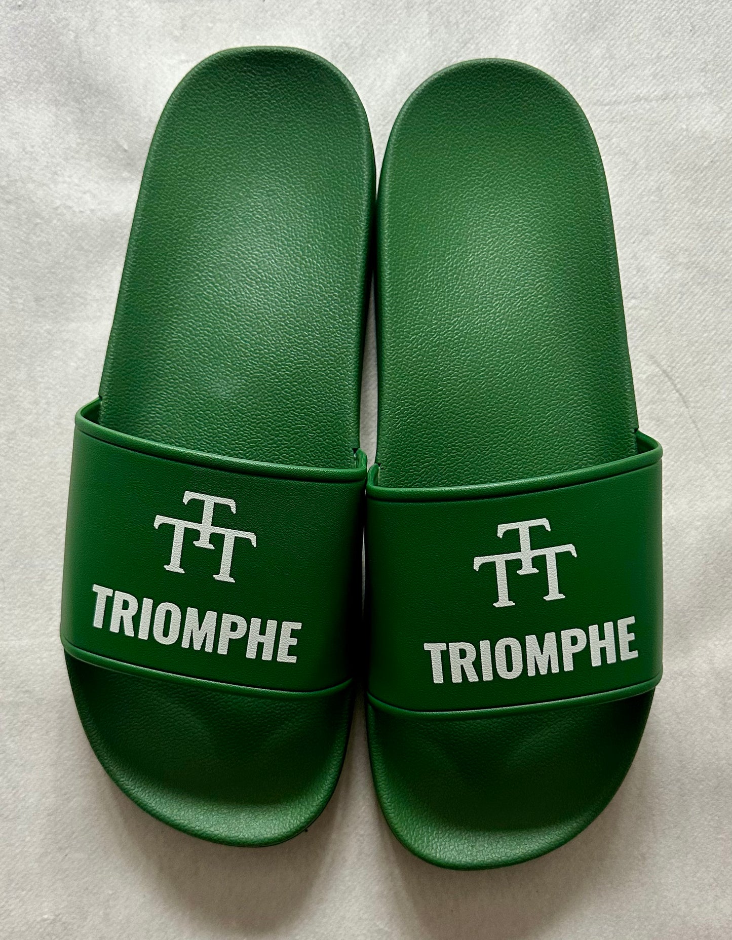 Claquettes Triomphe Vert