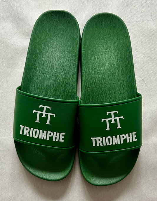 Claquettes Triomphe Vert