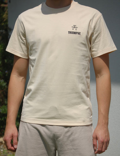 T-shirt Beige Triomphe - Regular fit