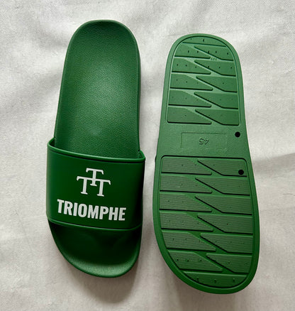 Claquettes Triomphe Vert