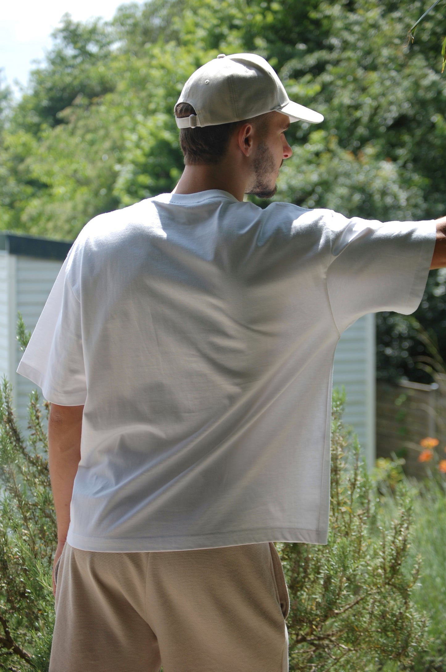 T-shirt Blanc Triomphe - Oversize
