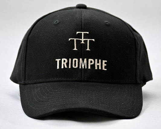 Casquette Noir Brodée Triomphe