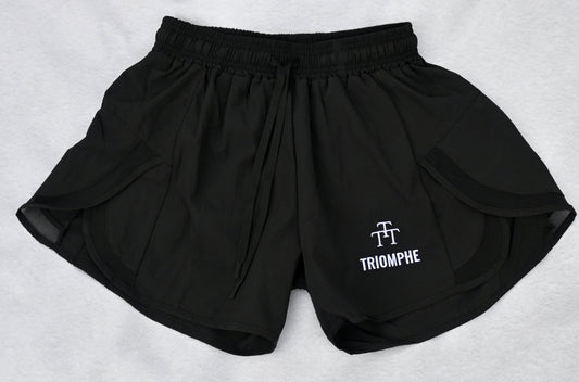 Short Triomphe noir féminin