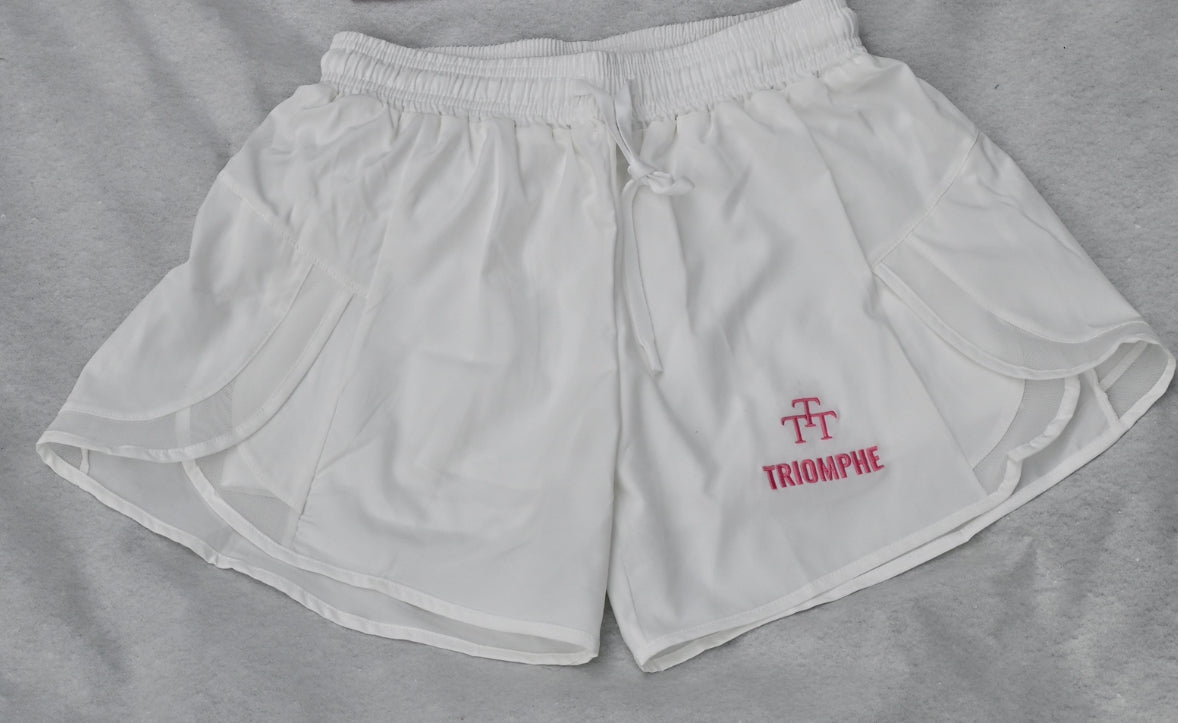 Short Triomphe blanc Feminim