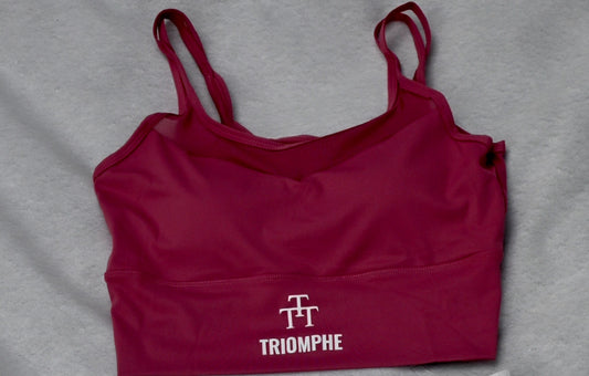 Haut Brassière feminim Rose Triomphe
