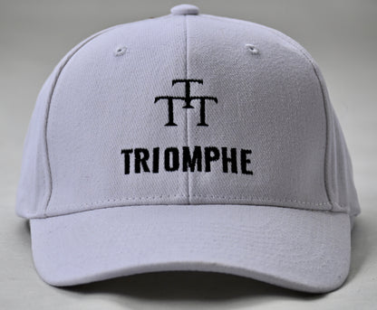 Casquette Blanche Brodée Triomphe