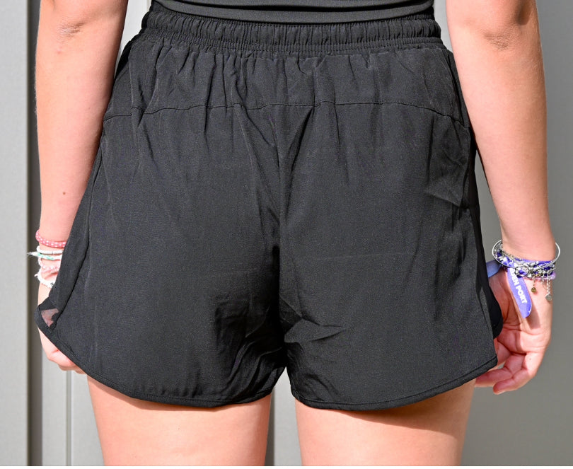 Short Triomphe noir féminin